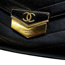 Load image into Gallery viewer, CHANEL V Stitch ChainShoulder Black A57491 Leather
