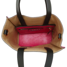 Load image into Gallery viewer, MARNI Marni Museo Lip Pattern 2wayHandbag Pink/BlackSHMP0040Q0 Leather
