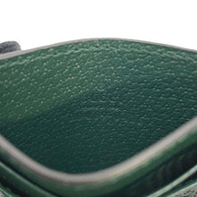 将图像加载到图库查看器中，GUCCI Card Case &amp; Playing Card Set Green700469 Leather
