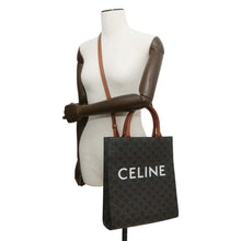 Load image into Gallery viewer, CELINE Vertical Cabas Tan 191542BZK.04LU TriompheCanvas Leather Size Small
