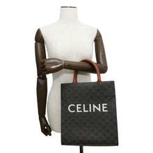 Load image into Gallery viewer, CELINE Vertical Cabas Tan 191542BZK.04LU TriompheCanvas Leather Size Small
