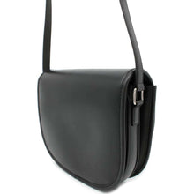 Load image into Gallery viewer, CELINE Triomphe Busas Shoulder Bag Black 114453 Calf Leather Size Medium
