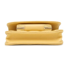 将图像加载到图库查看器中，CHANEL Affinity Chain Wallet Light Yellow AP2914 Caviar Leather
