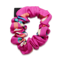 将图像加载到图库查看器中，CHANEL Chain motif scarf scrunchie set Pink/Multicolor Silk100%
