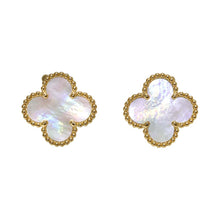 将图像加载到图库查看器中，Van Cleef &amp; Arpels Vintage Alhambra Earring VCARA44100 18K Yellow Gold
