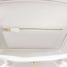 将图像加载到图库查看器中，HERMES Birkin New White Swift Leather Size 25
