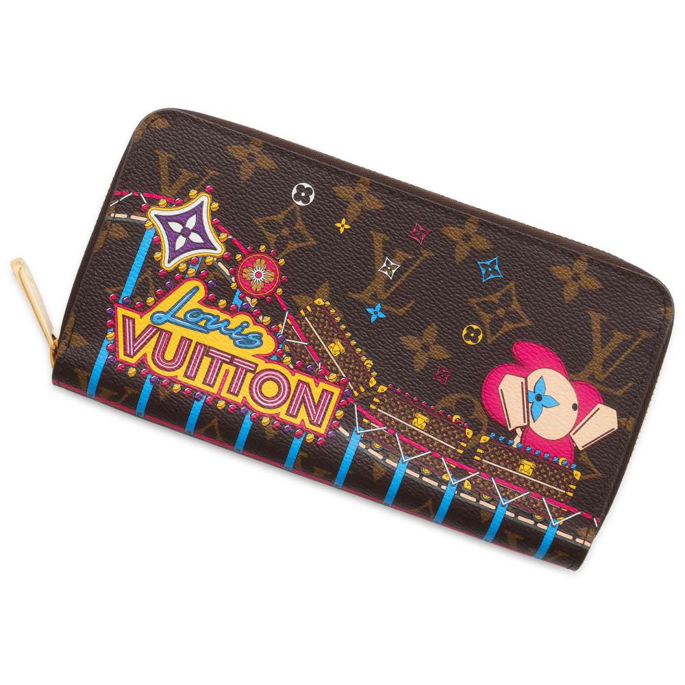 LOUIS VUITTON Zippy Wallet Vivienne Pink M69750 Monogram/Vivienne