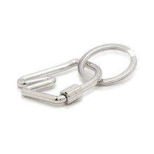 Load image into Gallery viewer, HERMES Cheval Key Ring Silver Metal
