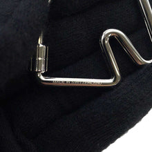 Load image into Gallery viewer, HERMES Cheval Key Ring Silver Metal
