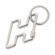 Load image into Gallery viewer, HERMES H.2Speed Key Ring Silver Metal
