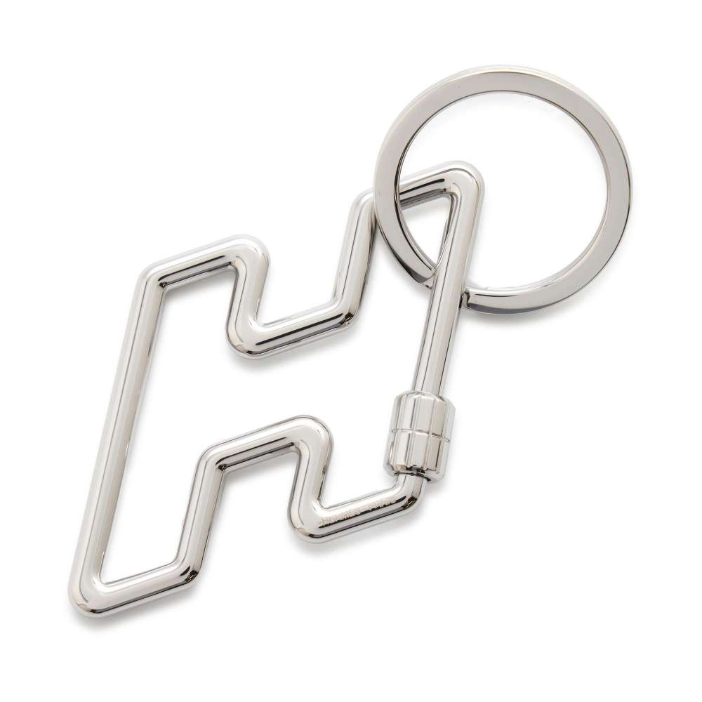 HERMES H.2Speed Key Ring Silver Metal