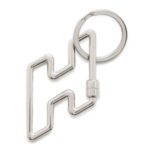 Load image into Gallery viewer, HERMES H.2Speed Key Ring Silver Metal
