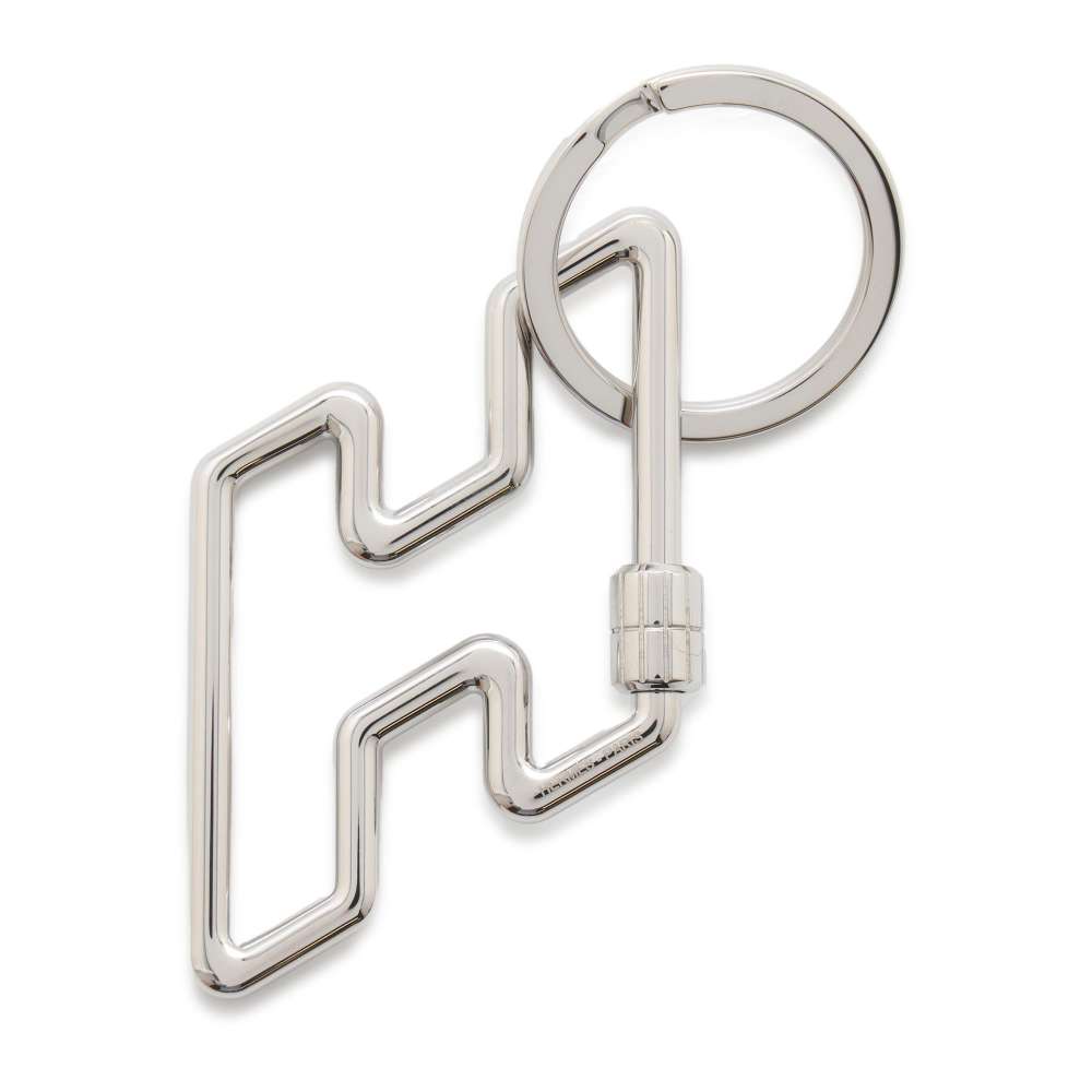 HERMES H.2Speed Key Ring Silver Metal