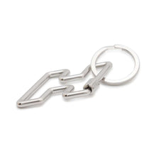 Load image into Gallery viewer, HERMES H.2Speed Key Ring Silver Metal
