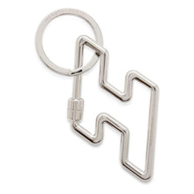 Load image into Gallery viewer, HERMES H.2Speed Key Ring Silver Metal
