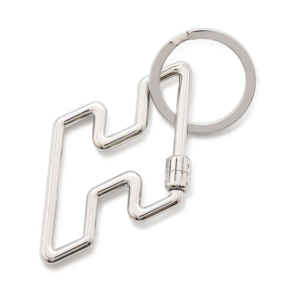 HERMES H.2Speed Key Ring Silver Metal