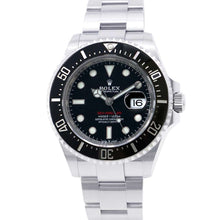 将图像加载到图库查看器中，ROLEX Sea-Dweller W43mm Stainless Steel Black Dial 126600
