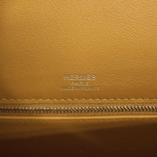 将图像加载到图库查看器中，HERMES Kelly Sellier Sesame/Ecru Swift Leather Toile H Size 28
