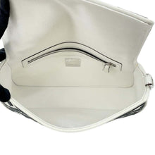 将图像加载到图库查看器中，FENDI Mamma Bucket 2way Shoulder Bag White/Black 8BR600 Canvas Leather
