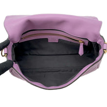 将图像加载到图库查看器中，FENDI Mamma Bucket 2way Shoulder Bag Purple 8BR600 Leather
