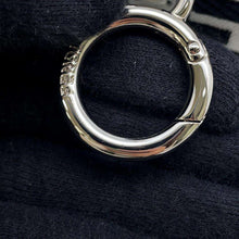 Load image into Gallery viewer, FENDI Nano Baguette Bag Charm White/Black 7AS045 Canvas Leather
