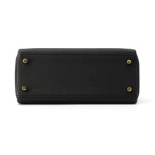 将图像加载到图库查看器中，HERMES Kelly Retourne Black Togo Leather Size 25
