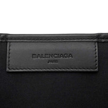 将图像加载到图库查看器中，BALENCIAGA Navy Kabas Blue/Black 339933 Canvas Size S
