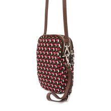 Load image into Gallery viewer, PRADA Mini ShoulderPouch Brown/Pink/White1N1860 Nylon Leather
