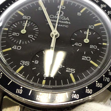 将图像加载到图库查看器中，OMEGA Speedmaster W39mm Stainless Steel Black Dial 3510.50.00
