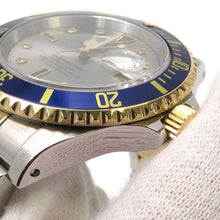 将图像加载到图库查看器中，ROLEX Submariner Date W40mm Stainless Steel K18YG Gray Dial 16613SG
