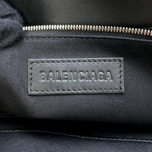 将图像加载到图库查看器中，BALENCIAGA Jumbo Tote Bag Black/White 692068 Canvas Leather Size Small
