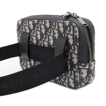 将图像加载到图库查看器中，Dior Oblique belt bag Navy 2ESCA337YSE Jacquard Leather
