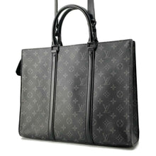 将图像加载到图库查看器中，LOUIS VUITTON Sac Plat / Horizontal Zip NoirM45265 Monogram Eclipse
