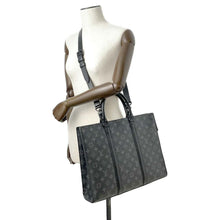 Load image into Gallery viewer, LOUIS VUITTON Sac Plat / Horizontal Zip NoirM45265 Monogram Eclipse
