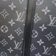 将图像加载到图库查看器中，LOUIS VUITTON Sac Plat / Horizontal Zip NoirM45265 Monogram Eclipse
