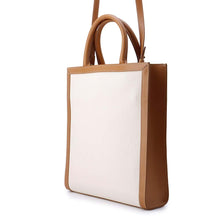 Load image into Gallery viewer, CELINE Vertical Kaba 2WAY Tote Bag Natural/Tan 192082 Canvas Leather Size Small
