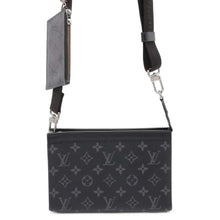 将图像加载到图库查看器中，LOUIS VUITTON Gaston Wearable Wallet Noir M81124 Monogram Eclipse Reverse
