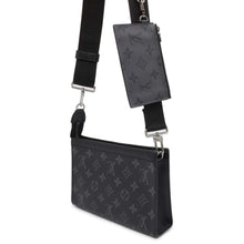 将图像加载到图库查看器中，LOUIS VUITTON Gaston Wearable Wallet Noir M81124 Monogram Eclipse Reverse
