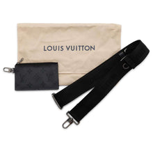 将图像加载到图库查看器中，LOUIS VUITTON Gaston Wearable Wallet Noir M81124 Monogram Eclipse Reverse
