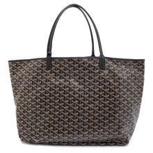 将图像加载到图库查看器中，GOYARD Saint Louis BlackSTLOUIGMLTY08CL08P PVC Leather Size GM
