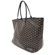 将图像加载到图库查看器中，GOYARD Saint Louis Black STLOUIGMLTY08CL08P PVC Leather Size GM
