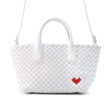 Load image into Gallery viewer, Bottega Veneta INTRECCIATO Cabas 2WAY Handbag White 777608 Leather Size Mini
