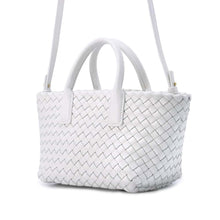 Load image into Gallery viewer, Bottega Veneta INTRECCIATO Cabas 2WAY Handbag White 777608 Leather Size Mini
