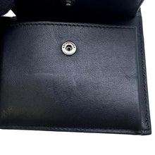 Load image into Gallery viewer, BALENCIAGA BB logo bifold wallet Black 779971 Leather
