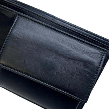 Load image into Gallery viewer, BALENCIAGA BB logo bifold wallet Black 779971 Leather
