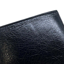 Load image into Gallery viewer, BALENCIAGA BB logo bifold wallet Black 779971 Leather
