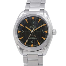 将图像加载到图库查看器中，OMEGA Seamaster Railmaster W40mm Stainless Steel Black Dial 220.10.40.20.01.001
