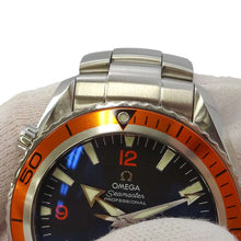 将图像加载到图库查看器中，OMEGA Seamaster Planet Ocean 600M W45.5mm Stainless Steel Black Dial 2208.50.00
