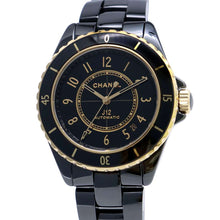 将图像加载到图库查看器中，CHANEL J12 W38mm Ceramic K18YG Black Dial H9541
