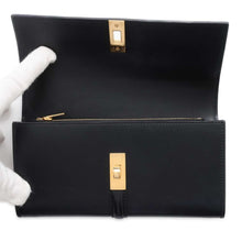 Load image into Gallery viewer, CELINE Large Wallet 16 Sais Black 10M033CQ7.38NO Calf Leather
